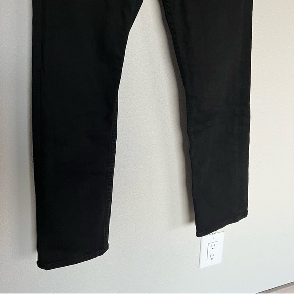 MOTHER Denim Tomcat Ankle High Rise Straight Leg Jeans Lasting Impression Black - Picture 6 of 15